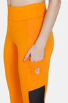 Zelocity All Day Yoga Leggings - Orange Pepper — thumbnail 6